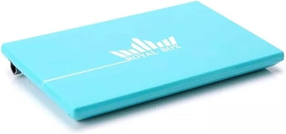 Generic Original Royal Box Turquoise Blue 8 Compartment Snuff Storage Box - Image 4