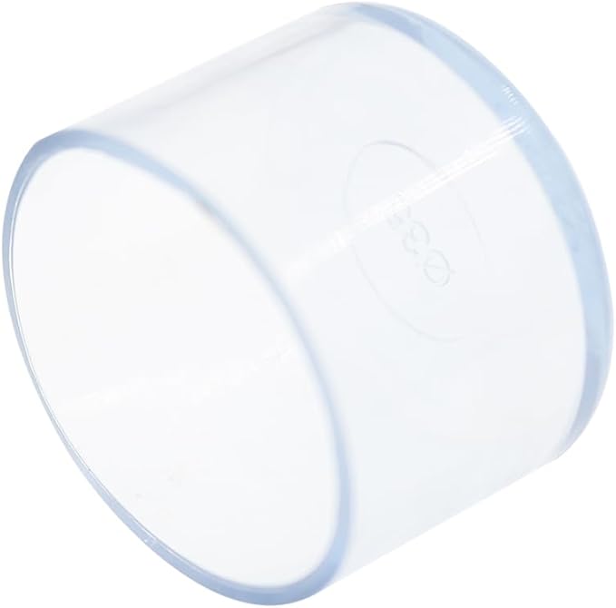 Round Chair Leg Caps, PVC Furniture Feet Covers, TTZEZE Transparent Round Floor - Image 3