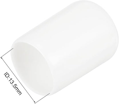 uxcell 20pcs Rubber End Caps 13.5mm ID Vinyl Round Tube Bolt Cap Cover Thread - Image 3
