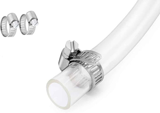 3/8’’ ID × 1/2’’ OD - 10 ft Clear Plastic Vinyl Tubing by ProfessionalBrand