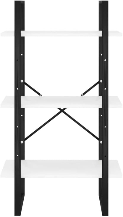 White Medium Storage Shelf 41.3 in Tall Rectangular Bookcase, 11.8 x 23.6 in - Image 6