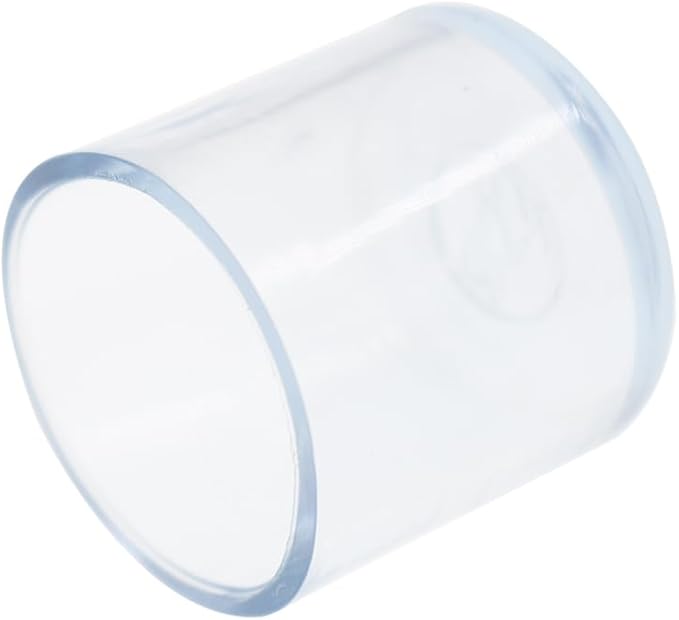 Round Chair Leg Caps, PVC Furniture Feet Covers, TTZEZE Transparent Round Floor - Image 3