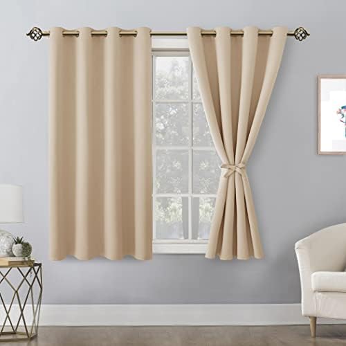 Hiasan Blackout Curtains for Bedroom, 52 x 54 Inches Long - Image 2