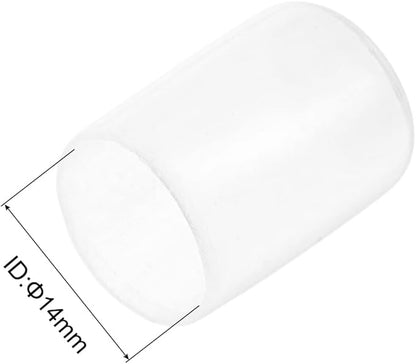 uxcell 20pcs Rubber End Caps Protective Caps 14mm ID Vinyl PVC Round Tube Bolt - Image 3