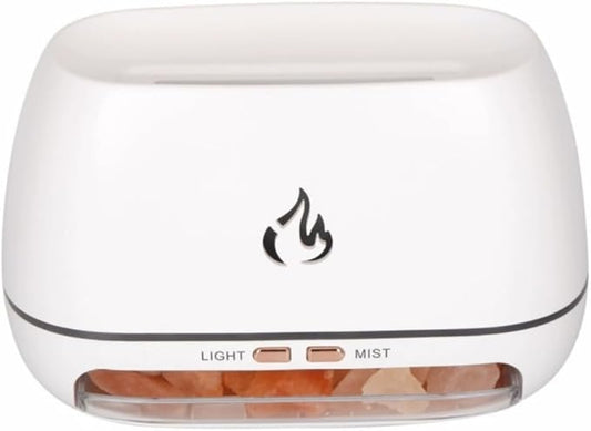 Multi-Colour Flame Humidifier Aromatherapy Diffuser, 7-Colour Flame Humidifier by Unknown