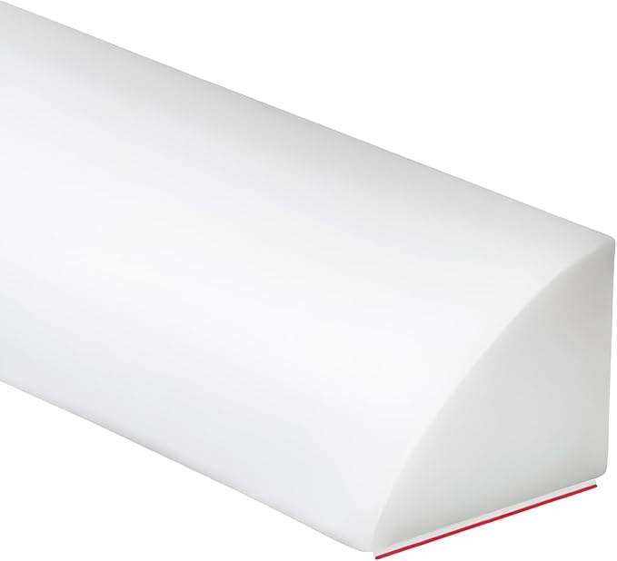 Duzzy 240 Inch Flexible Quarter Round Molding, Silicone Rubber Peel and Stick by Duzzy