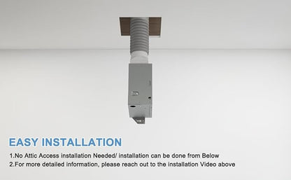 Bathroom Exhaust Fan 70CFM 2.0Sone, 3-Inch Duct, Energy Star Certified - Image 5