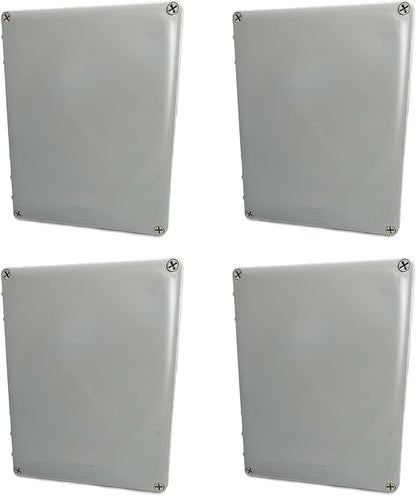 Co. 10" x 8" x4" Weather & Dust Proof PS Plastic Junction Conduit Box 4 Pack by DJCSupplyCompany