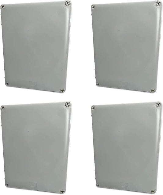 Co. 10" x 8" x4" Weather & Dust Proof PS Plastic Junction Conduit Box 4 Pack by DJCSupplyCompany
