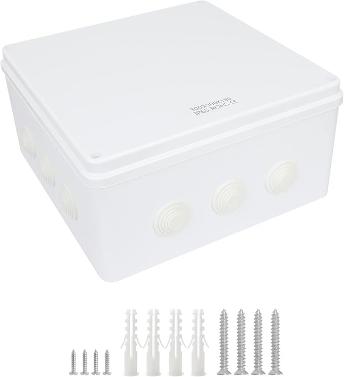 LeMotech Junction Box, ABS Plastic IP65 Waterproof and Dustproof, Universal by LeMotech