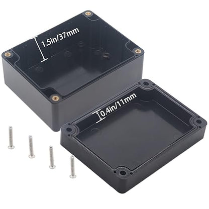 Watertight Junction Box, IP67 Waterproof Project Box Durable ABS Plastic - Image 4