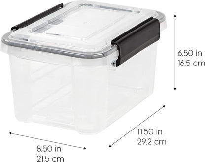 IRIS USA 7 Quart WEATHERPRO Plastic Storage Box - Image 2