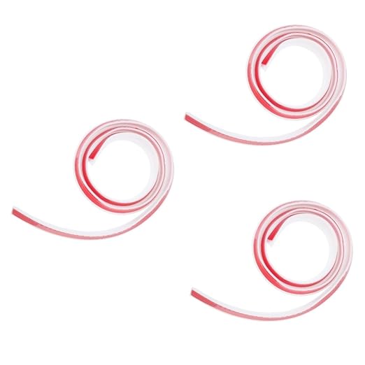3pcs Water Retaining Strip Self-Adhesive Bathroom Kitchen Barrier Seal by TOBBOMEY