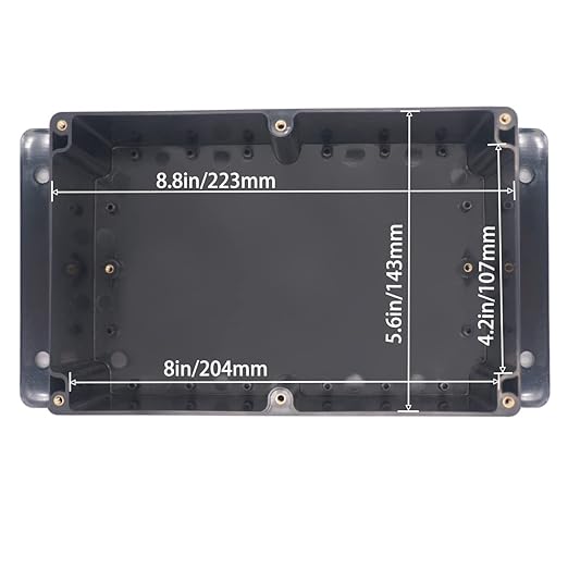 Watertight Junction Box, IP67 Waterproof Project Box Durable ABS Plastic - Image 5