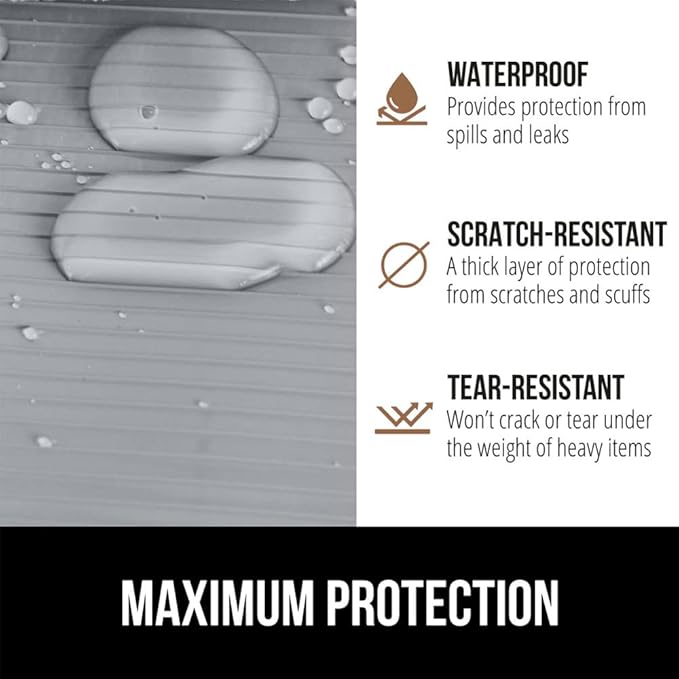 GORILLA GRIP DuraGuard Shelf Liner, 20x30 Non-Adhesive Cabinet Liners - Image 4