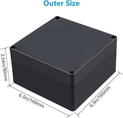 Project Box ABS Black Electrical Boxes IP67 Outdoor Waterproof box Electronic - Image 2