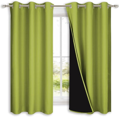 NICETOWN 100% Blackout Short Curtains by NICETOWN