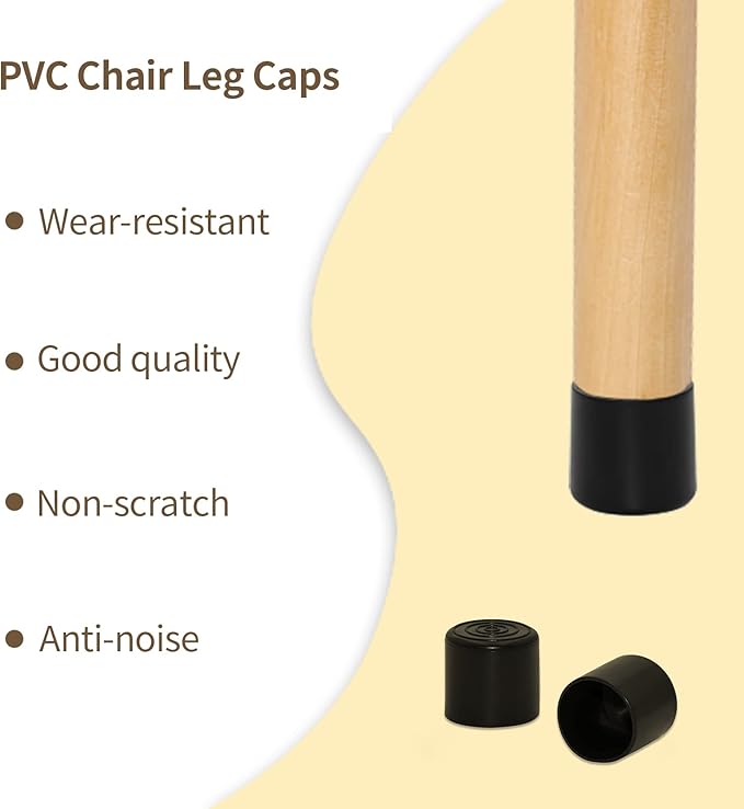 Flyshop 7/8", 22 mm, Patio Round Chair Leg Caps, Furniture Table Feet Covers - Image 6