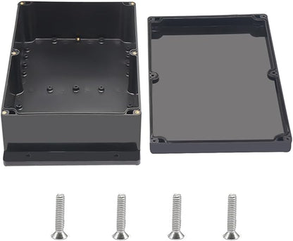Outdoor Waterproof Junction Box IP67 Project Box ABS Black Electrical Boxes by Otdorpatio