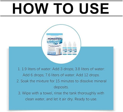 3 Pcs Humidifier Cleaner Drops – Water Treatment - Image 5