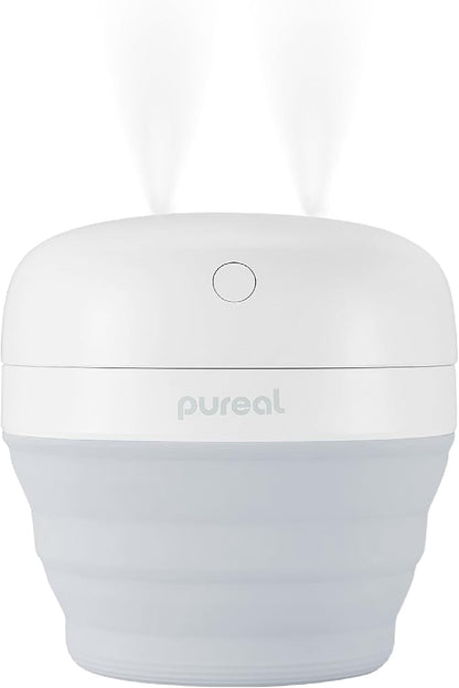 Pureal Foldable Mini Humidifier, 500ML Portable Small Cool Mist by PUREAL