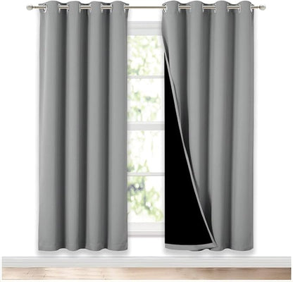 NICETOWN Full Shade Curtain Panels, Pair of Energy Smart & Noise Blocking Out by NICETOWN