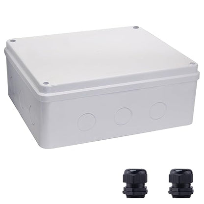Junction box Dustproof Waterproof IP65 ABS Plastic Electrical Boxes, Indoor & by LuSumtly