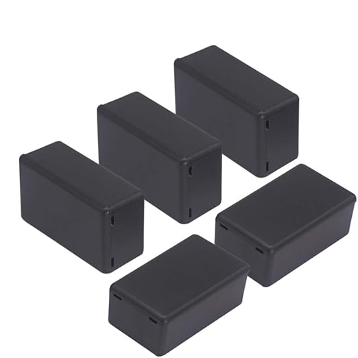Zulkit 5Pcs Project Boxes ABS Plastic Electrical Project Case Power Junction by Zulkit