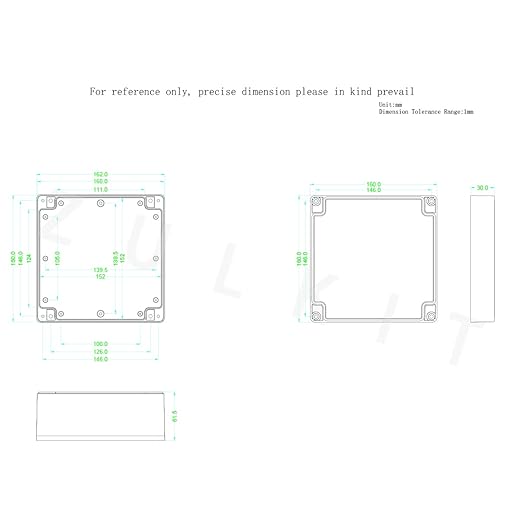 Junction Box, Zulkit Project Box IP65 Waterproof Outdoor Box ABS Plastic - Image 8