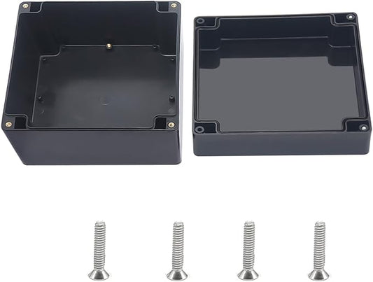 Outdoor Waterproof Junction Box IP67 Project Box ABS Black Electrical Boxes by Otdorpatio