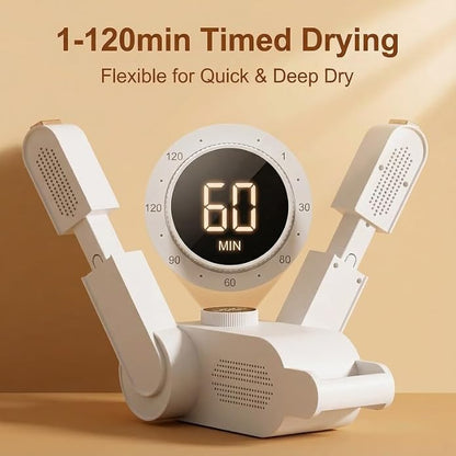 Shoe Dryer with Temperature Display, Electric Shoe Dryer and Warmer - Image 4