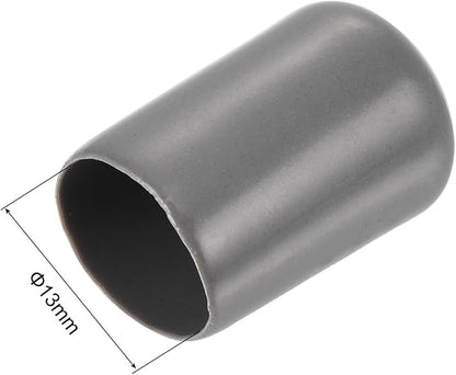 uxcell 20pcs Rubber End Caps 13mm ID Vinyl PVC Round Tube Bolt Cap Cover Screw - Image 3