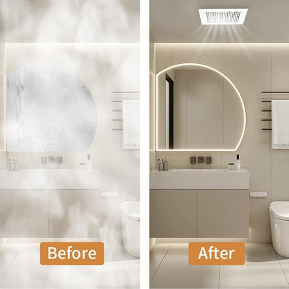 Bathroom Exhaust Fan 88CFM 1.0 Sone, Ultra-quiet Bathroom Vent Fan System - Image 6