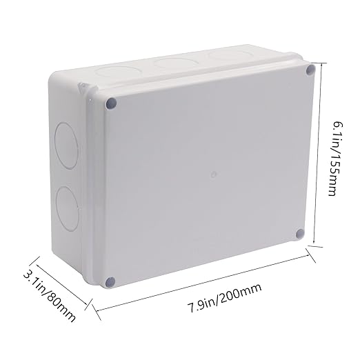 Junction Box Dustproof Waterproof IP65 ABS Plastic Electrical Boxes, Indoor & - Image 2