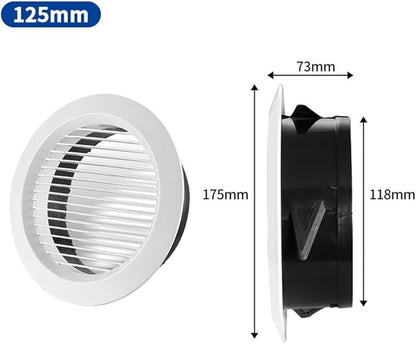 Adjustable Round Wall Vent Grille - Image 7