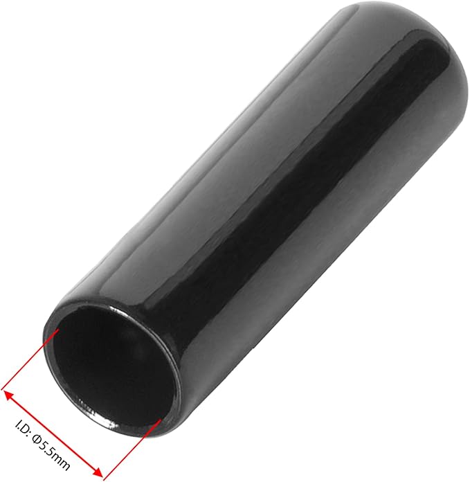 20 PCS Black Round Vinyl Rubber End Caps Kits, Flexible Screw Thread Protectors - Image 2