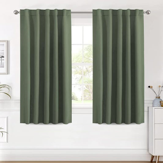H.VERSAILTEX Blackout Curtains Thermal Insulated Window Treatment Panels Room by HVERSAILTEX