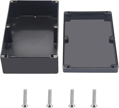Outdoor Waterproof Junction Box IP67 Project Box ABS Black Electrical Boxes by Otdorpatio