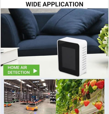 CO2 Monitor Indoor Air Quality Meter Real Time Detection of Carbon Dioxide HCHO - Image 8