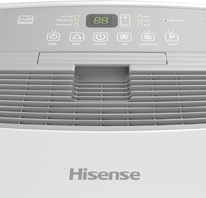 Hisense 50 Pint 3-Speed Dehumidifier - Image 2