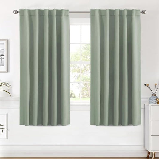 H.VERSAILTEX Blackout Curtains Thermal Insulated Window Treatment Panels Room by HVERSAILTEX