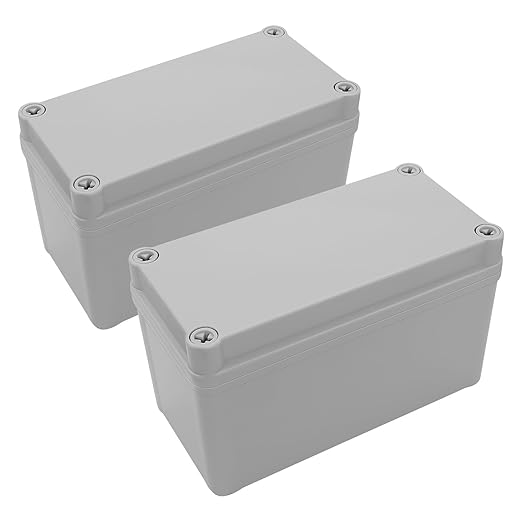 LeMotech Junction Box IP67 Waterproof Dustproof ABS Plastic Project Box by LeMotech