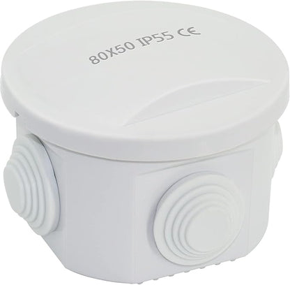 LeMotech Junction Box, ABS Plastic IP55 Water Resistant and Dustproof, by LeMotech