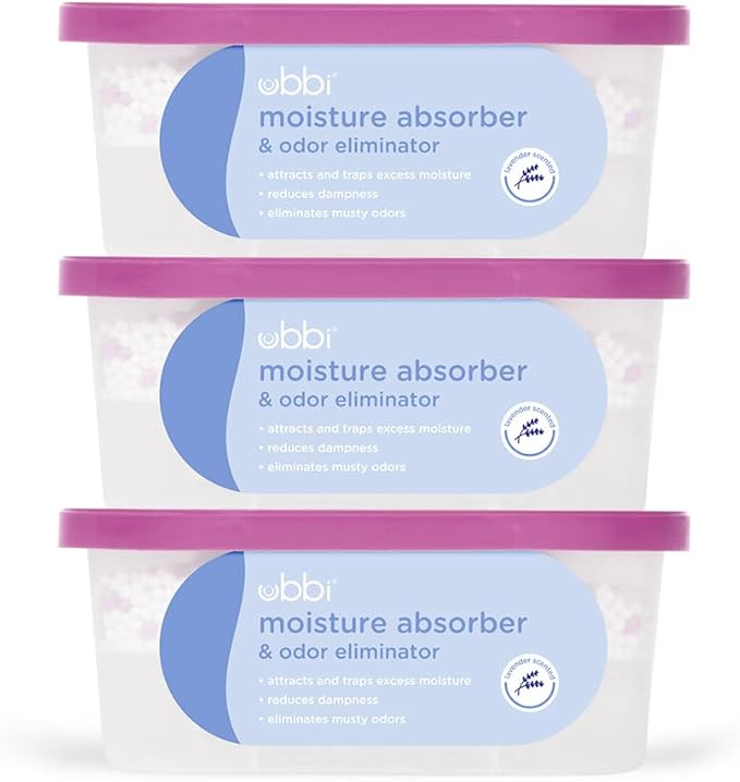 Ubbi Moisture Absorber and Odor Eliminator Tub, Attracts and Traps Excess by Ubbi