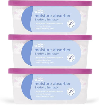 Ubbi Moisture Absorber and Odor Eliminator Tub, Attracts and Traps Excess by Ubbi