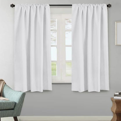 H.VERSAILTEX White Curtains Thermal Insulated Window Treatment Panels Room - Image 2