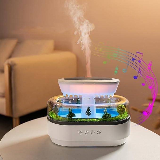 Upgrade Raindrop Humidifier Essential Oil Diffuser by SUPNOVABATTERYMONITOR