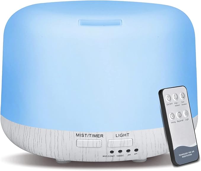 Aromatherapy Diffuser for Essential Oil, 300ml Cool Mist Humidifier by CHOUWEEK
