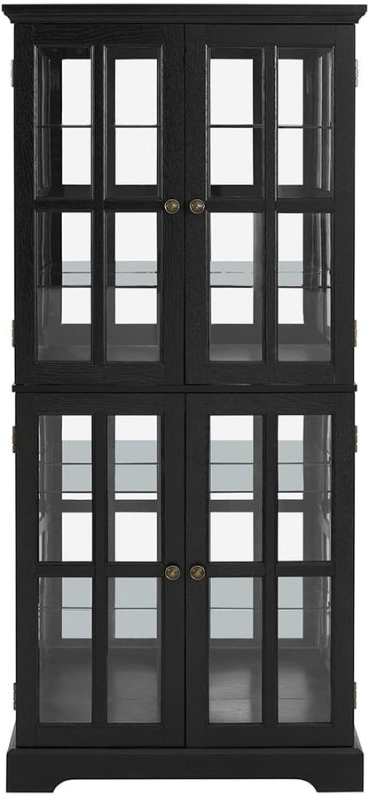 Lighted Glass Curio Cabinet - Image 8