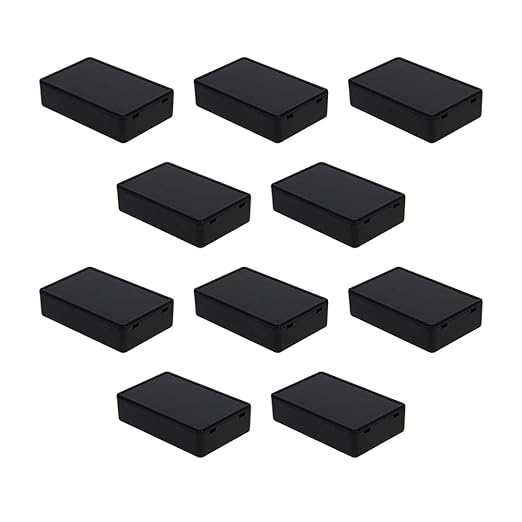 Fielect 10Pcs Dustproof Electronic Junction Box Plastic Enclosure Project Box by Fielect